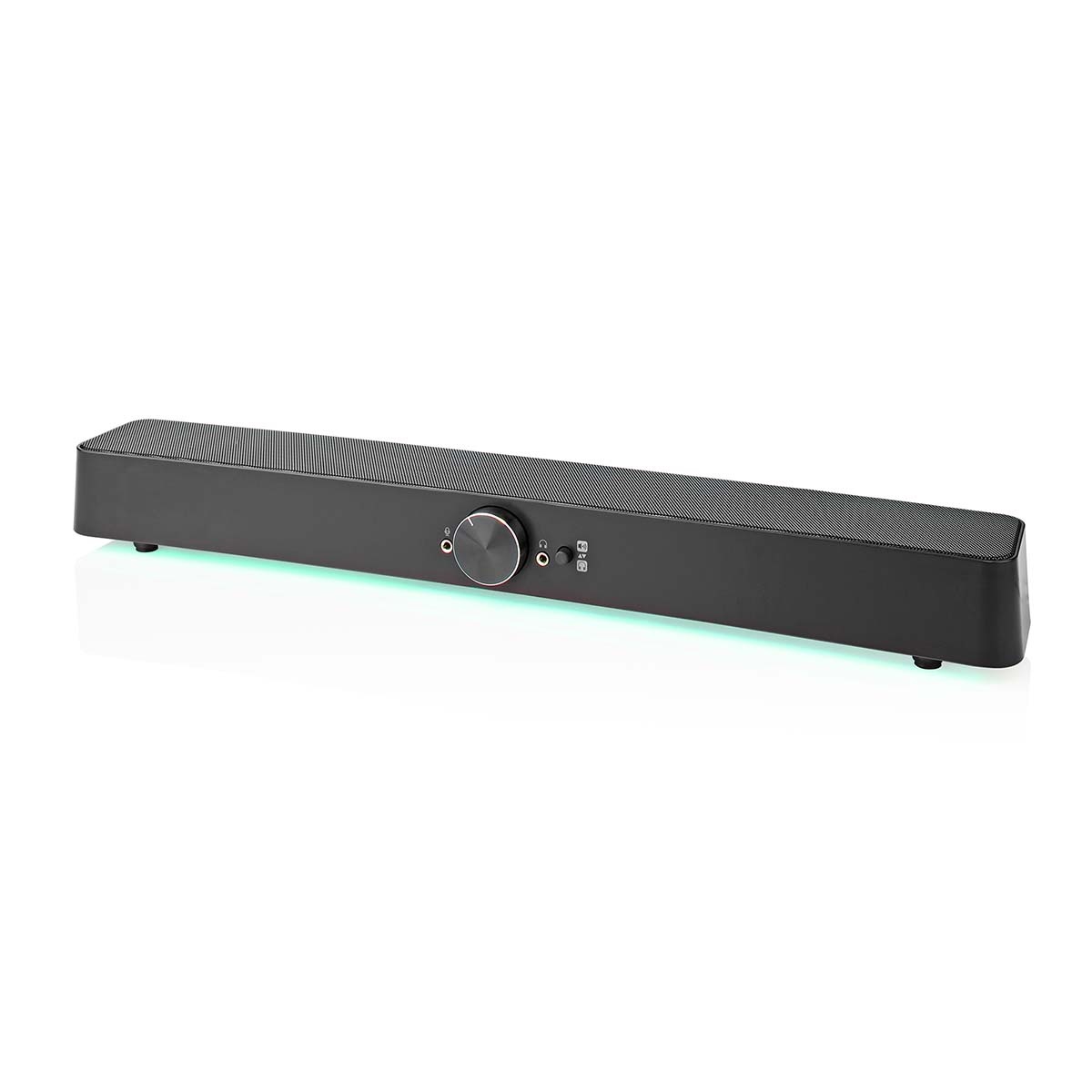 Nedis GSPRSB21020BK. Aanbevolen gebruik: PC. Luidspreker soort: 2-weg, Audio-uitgangskanalen: 2.0 kanalen. Connectiviteitstechnologie: Bedraad. Gemiddeld vermogen: 10 W. Kleur van