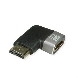 Roline ROLINE 8K HDMI Adapter, HDMI ST/BU, 90° gewinkelt