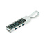 ROLINE Mobiler USB 3.2 Gen 1 Hub, 4fach, Typ A+C Anschlusskabel