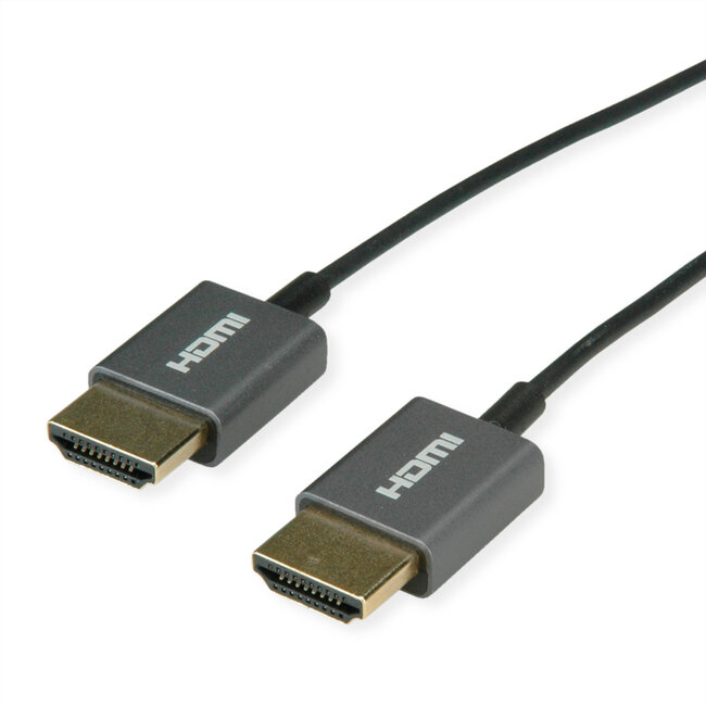 ROLINE HDMI Ultra HD Kabel met Ethernet, M/M, zwart, 2 m