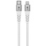 Goobay Lightning - USB-C Supersoft Textile kabel | USB2.0 | PD 60W | wit | 2 meter