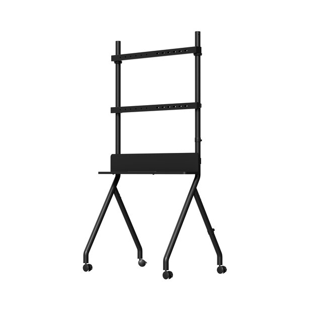 Verrijdbare TV vloerstandaard, 55'' - 86'', zwart