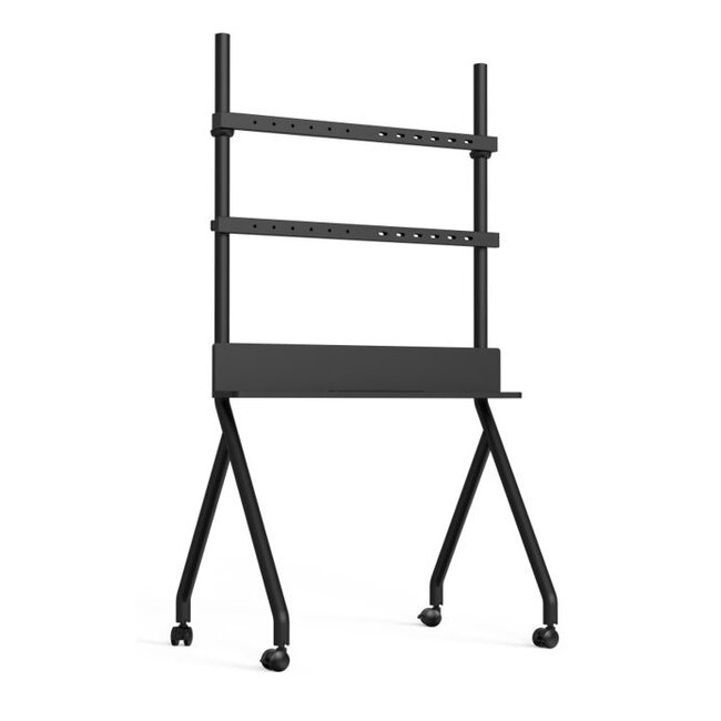 Verrijdbare TV vloerstandaard, 55'' - 86'', zwart