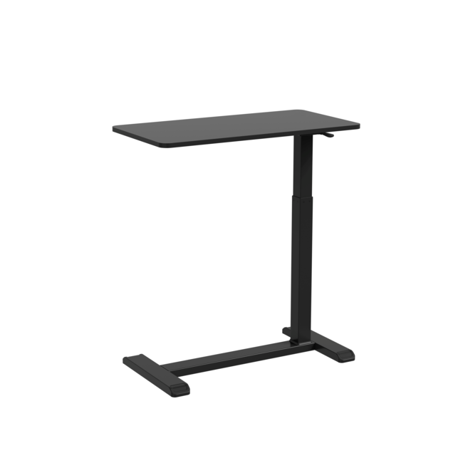 Verrijdbare tafel met zwenkwielen, zwart