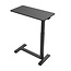 Verrijdbare tafel met zwenkwielen, zwart