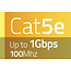 Nedis netwerk opbouw wandcontactdoos | CAT5e | STP | 2x RJ45 | wit