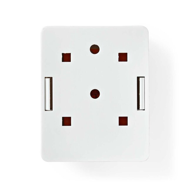 Nedis netwerk uitvoerdoos/montagedoos | CAT6 | UTP | 1x RJ45 | wit