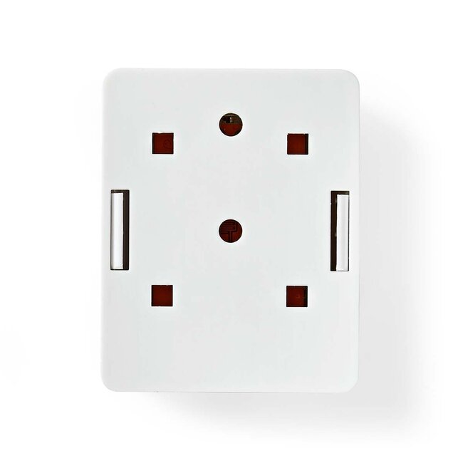 Nedis netwerk uitvoerdoos/montagedoos | CAT6 | STP | 1x RJ45 | wit