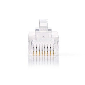 Nedis Nedis RJ45 krimp connectoren | UTP | CAT5e | flexibele aders | 10 stuks