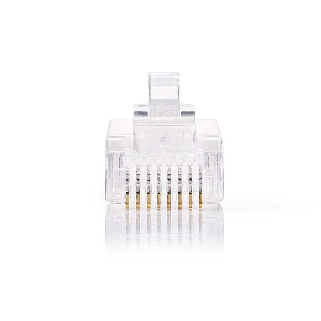 Nedis RJ45 krimp connectoren | UTP | CAT5e | flexibele aders | 10 stuks