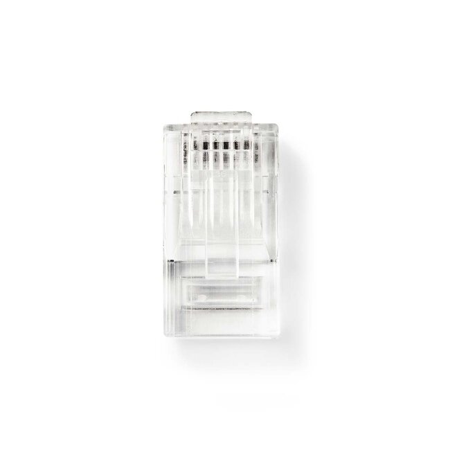Nedis RJ45 krimp connectoren | UTP | CAT5e | flexibele aders | 10 stuks