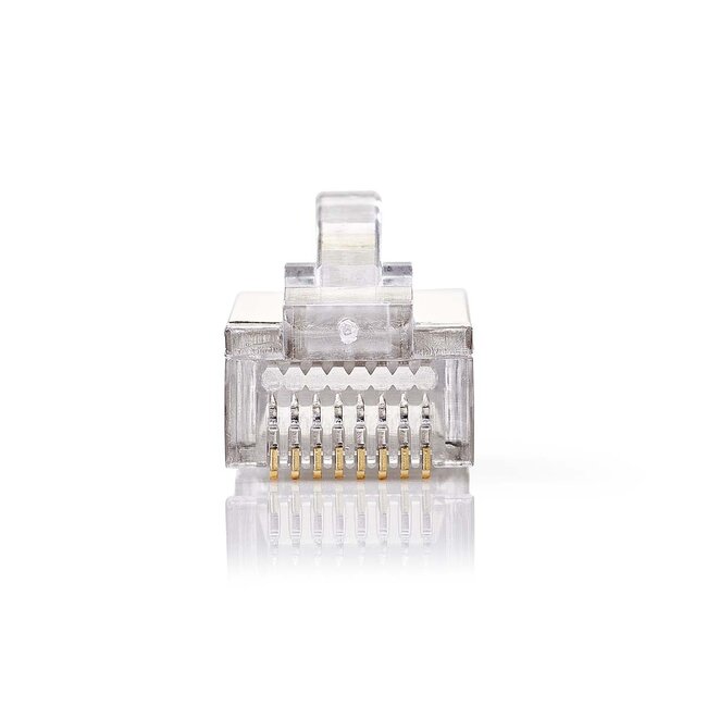 Nedis RJ45 krimp connectoren | STP | CAT5e | flexibele aders | 10 stuks