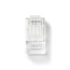 Nedis RJ45 krimp connectoren met doorsteekmontage | UTP | CAT5e | vaste aders | 10 stuks