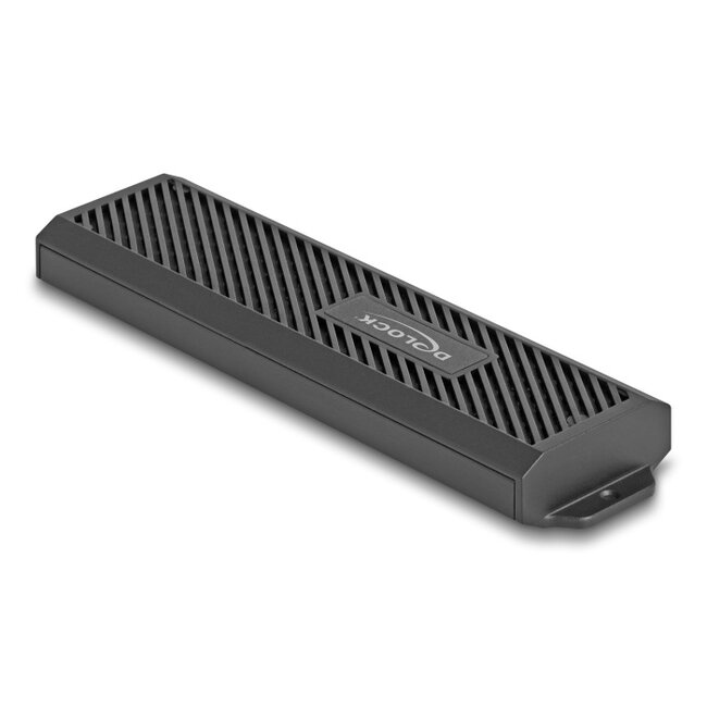 Delock External USB Type-C™ 20 Gbps Combo Enclosure for M.2 NVMe PCIe or SATA SSD - tool free