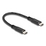 Delock External USB Type-C™ 20 Gbps Combo Enclosure for M.2 NVMe PCIe or SATA SSD - tool free