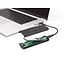 Delock External USB Type-C™ 20 Gbps Combo Enclosure for M.2 NVMe PCIe or SATA SSD - tool free