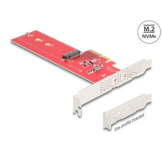 DeLOCK Delock PCI Express 5.0 x4 Card to 1 x internal NVMe M.2 Key M - Low Profile Form Factor