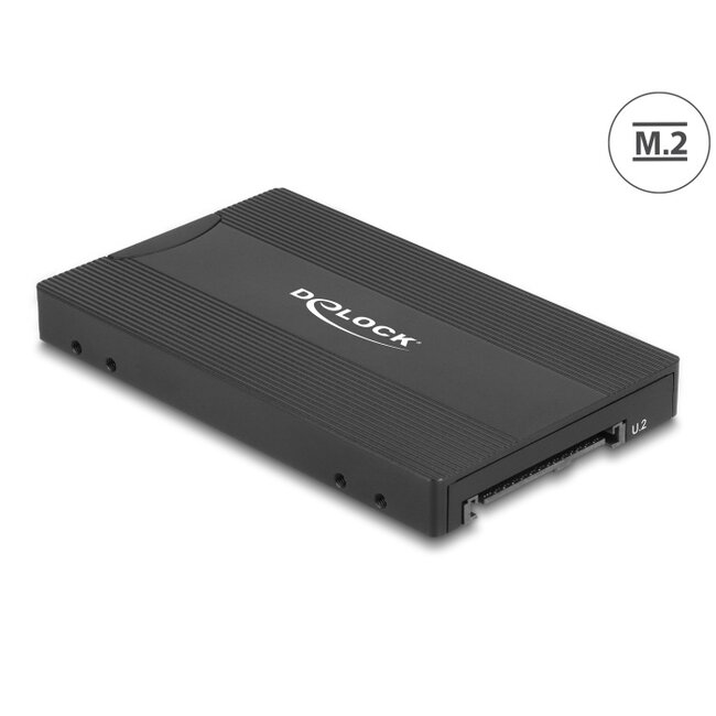 Delock Converter M.2 Key M NVMe SSD to U.2 or M.2 Key B SATA SSD to SATA - tool free