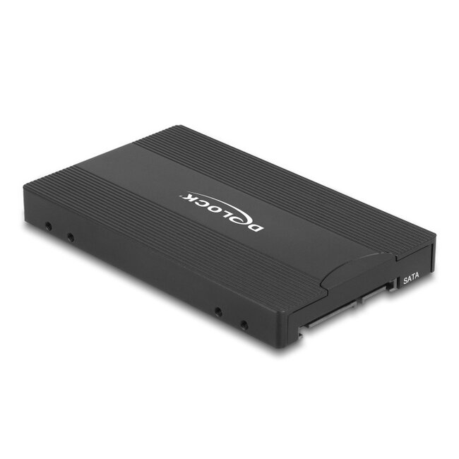 Delock Converter M.2 Key M NVMe SSD to U.2 or M.2 Key B SATA SSD to SATA - tool free