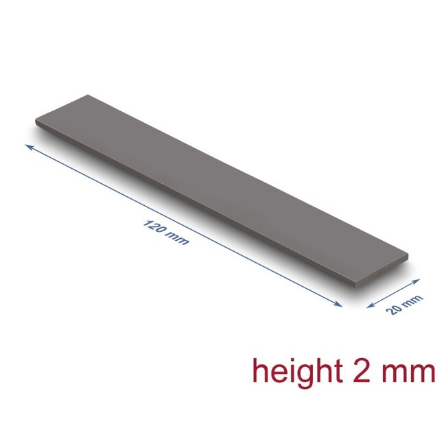 Delock Thermal Conductive Pad 120 x 20 x 2 mm for M.2 modules 3.0 W/mK