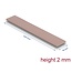Delock Thermal Conductive Pad 120 x 20 x 2 mm for M.2 modules 3.0 W/mK - non-silicone