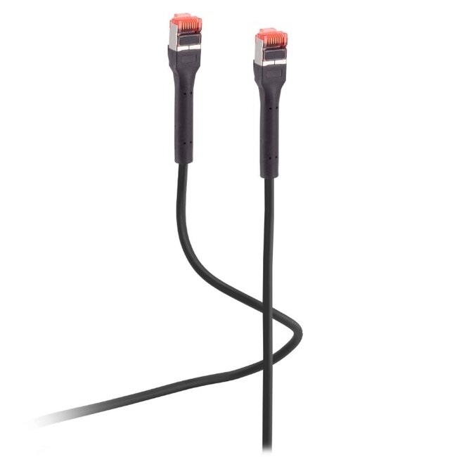 UFTP CAT6a flexline netwerkkabel | buigbare connectoren | zwart | 3 meter