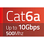 UFTP CAT6a flexline netwerkkabel | buigbare connectoren | zwart | 3 meter