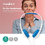 Nedis on-ear kinderhoofdtelefoon | blauw/wit | 1,2 meter