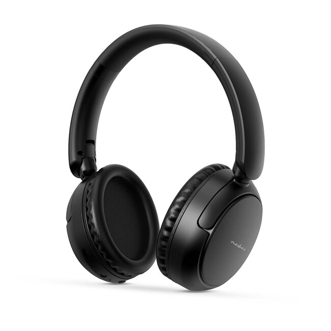 Nedis Bluetooth over-ear hoofdtelefoon met microfoon | zwart