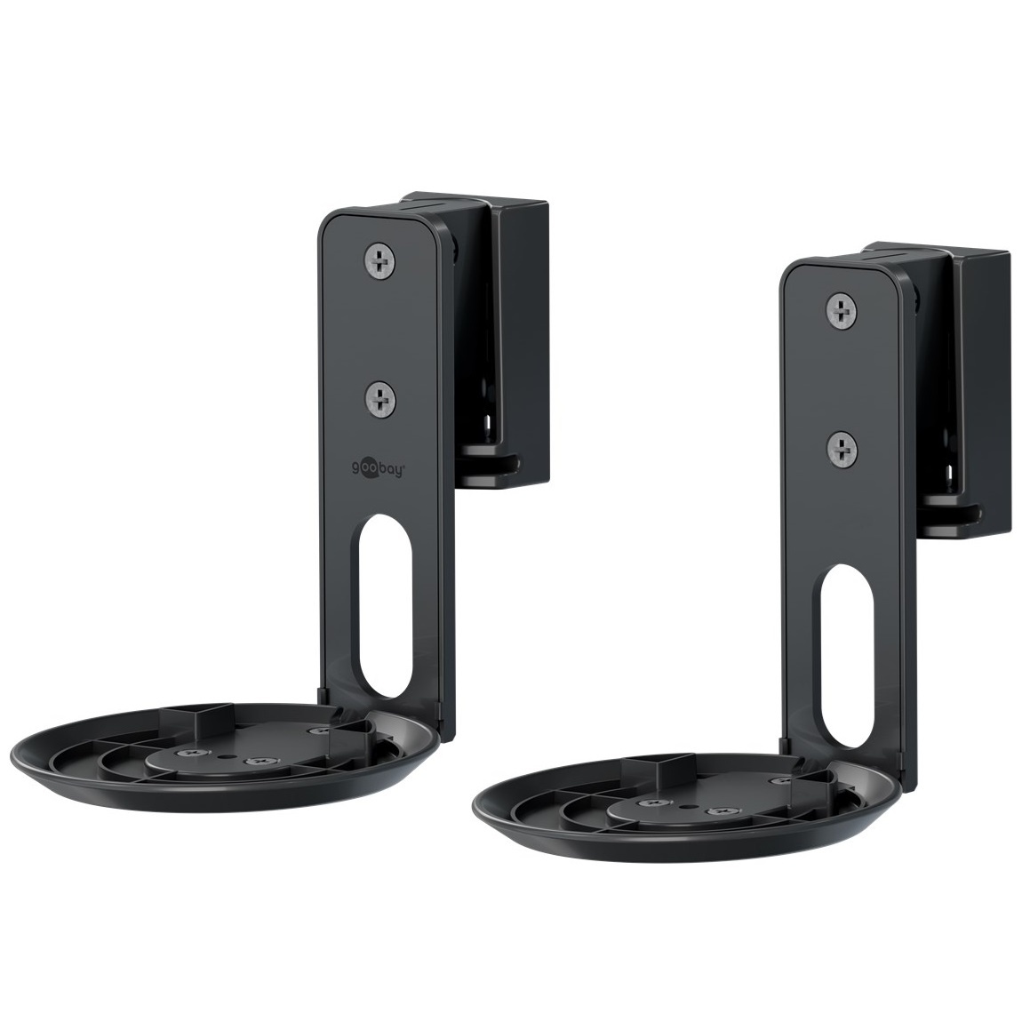 Muurbeugel set voor Sonos Era 100 - 2 stuks - Draai- en kantelbaar - Pro - Zwart