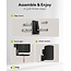 Goobay muurbeugel set voor Sonos Era 100 / Era 100 SL | full motion | zwart