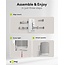 Goobay muurbeugel set voor Sonos Era 100 | full motion | wit