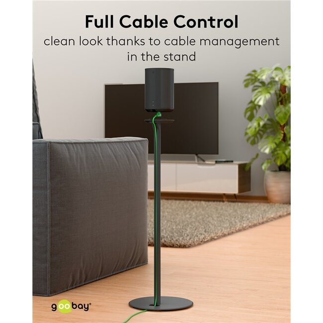 Goobay statief set voor Sonos Era 100 | zwart