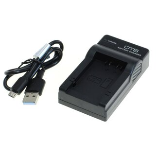 OTB Acculader compatibel met Leica BP-DC9 en Panasonic DMW-BMB9E accu's