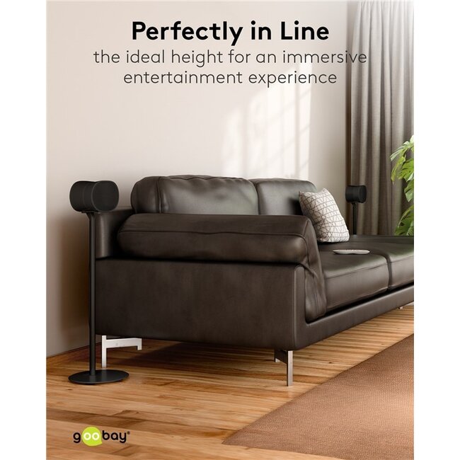 Goobay statief set voor Sonos Era 300 | zwart