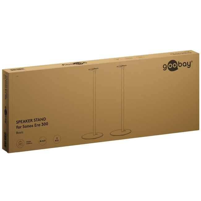 Goobay statief set voor Sonos Era 300 | zwart