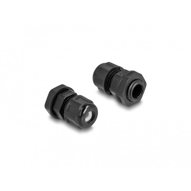 Kabelwartel | M12 | 3-6,5 mm | EX | IP68 | zwart | 2 stuks