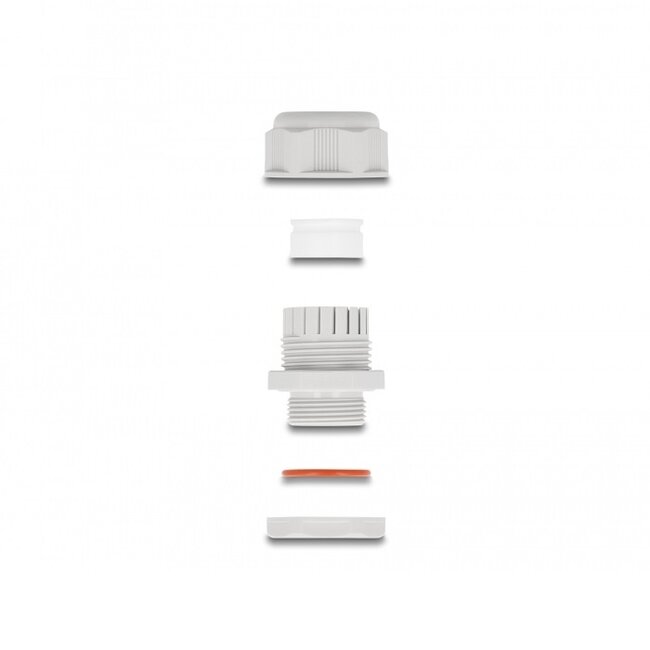 Kabelwartel | M12 | 3-6,5 mm | EX | IP68 | grijs | 2 stuks