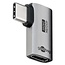Goobay USB-C haakse adapter | links/rechts | USB4 40 Gbps | PD 240W | 8K 60Hz | aluminium