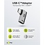 Goobay USB-C haakse adapter | links/rechts | USB4 40 Gbps | PD 240W | 8K 60Hz | aluminium
