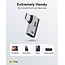 Goobay USB-C haakse adapter | links/rechts | USB4 40 Gbps | PD 240W | 8K 60Hz | aluminium