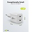Goobay nano USB lader | 2x USB-C PD | GaN | 35W | wit