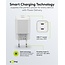 Goobay nano USB lader | 2x USB-C PD | GaN | 35W | wit