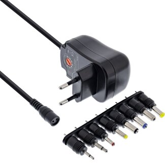 InLine InLine universele voedingsadapter | 3-12V | 12W | 8 pluggen