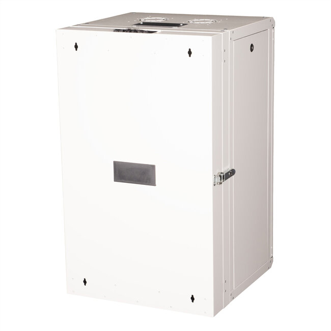 ROLINE 19-inch wandbehuizing Pro 20 U, 600x600 BxD tweedelig draaibaar grijs