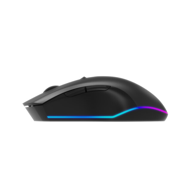 6-knops draadloze RGB gaming muis ''Firebolt'', oplaadbaar