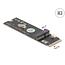Delock Converter M.2 Key M male to M.2 Key E slot for USB and PCIe modules