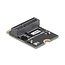 Delock Adapter M.2 Key E male to M.2 Key E slot 90° angled