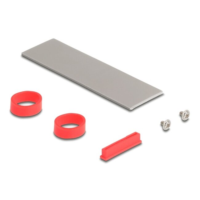 Delock Adapter M.2 Key E male to M.2 Key E slot - port saver and extension