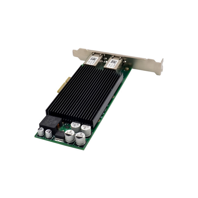 InLine® Dual Gigabit netwerkkaart, 2x RJ45 1 Gb/s, PCIe x4, PoE+